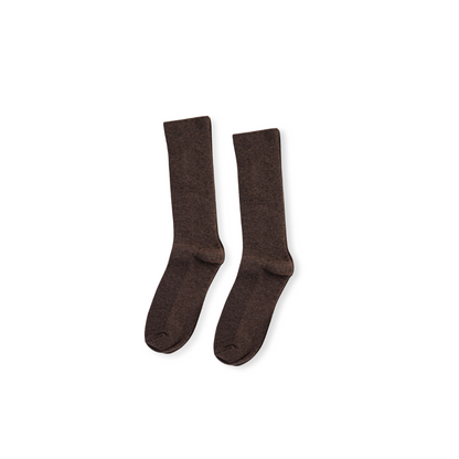 レディース ウールシルク混 スラウチソックス