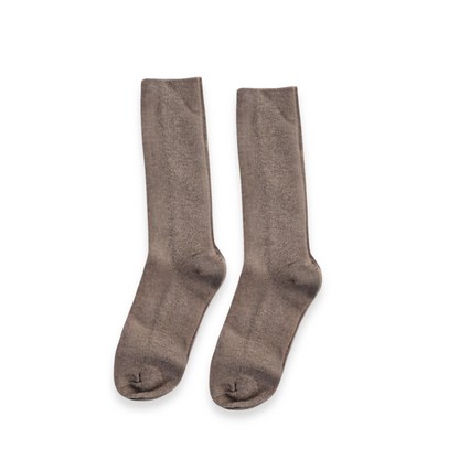 レディース ウールシルク混 スラウチソックス