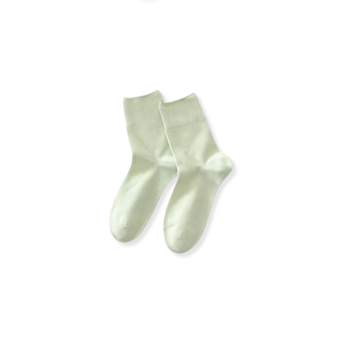 マカロン色緩みソックス