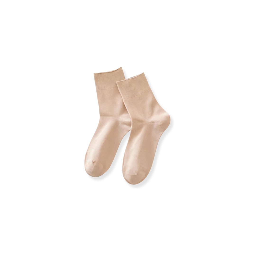 マカロン色緩みソックス