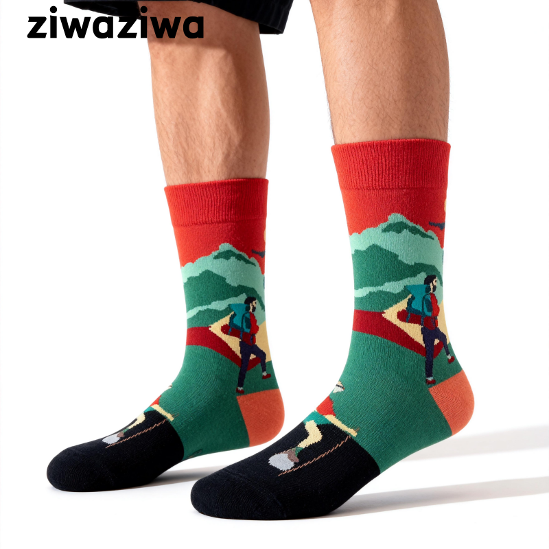 アウトドアデザインソックス