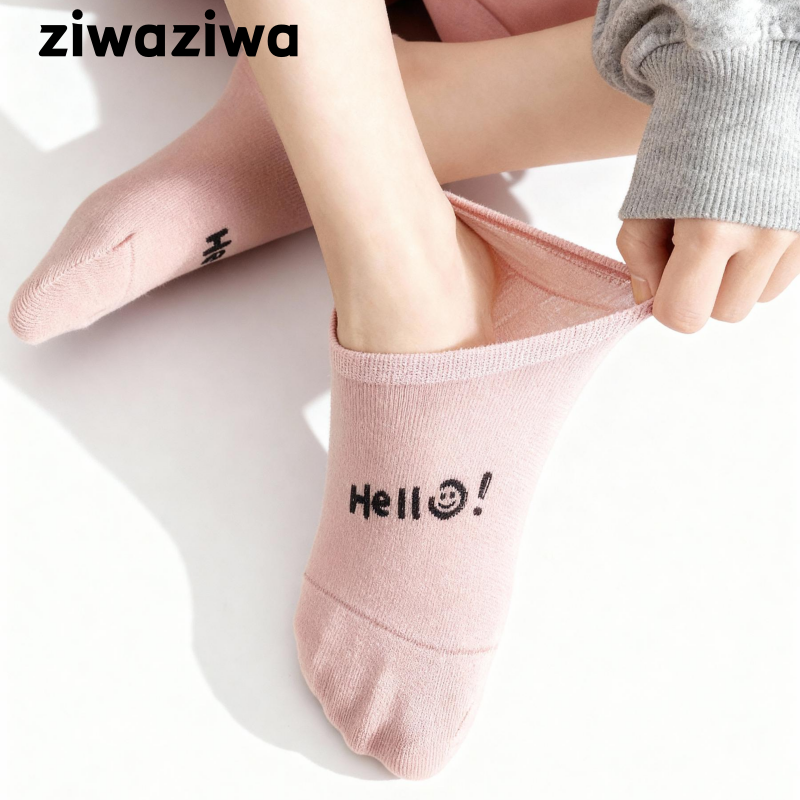 【3足set】hello笑顔クリップソックス