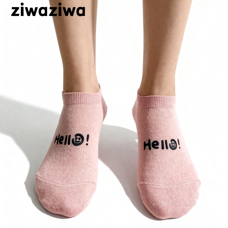 【3足set】hello笑顔クリップソックス