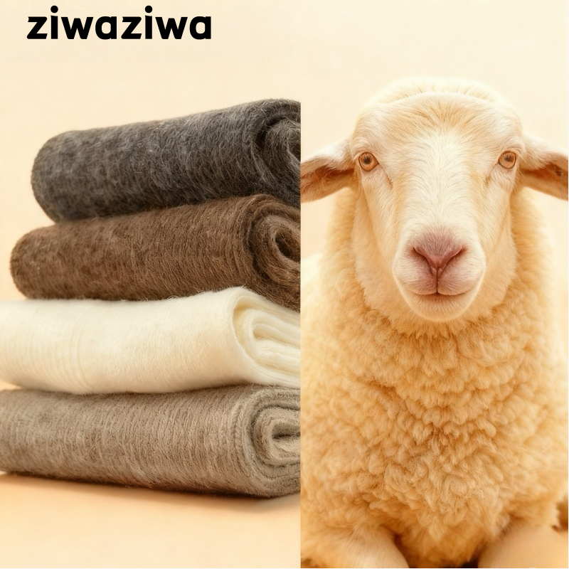 レディース ウールシルク混 スラウチソックス