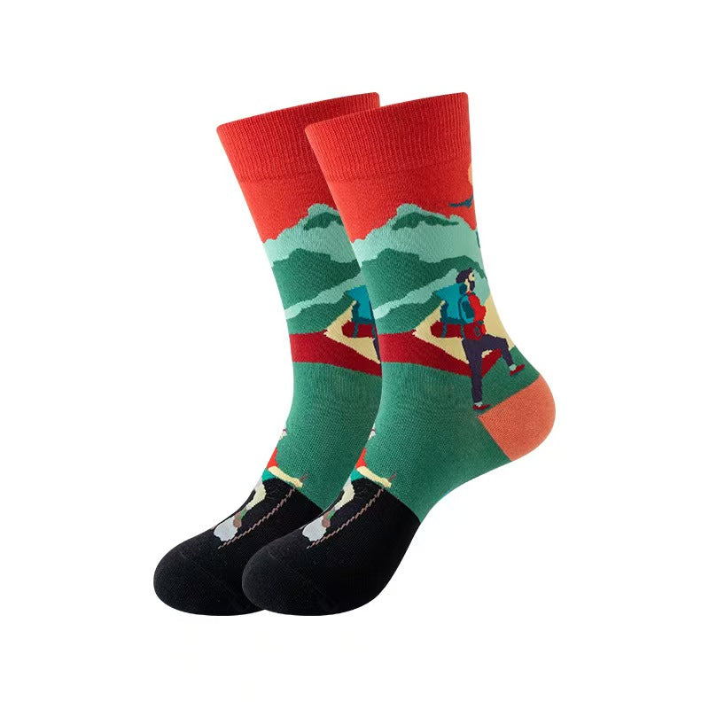 アウトドアデザインソックス